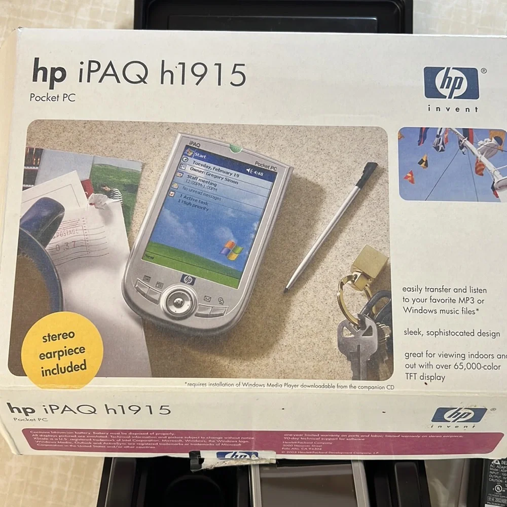 HP iPAQ Pocket PC H1915 PDA Handheld Windows Mobile RARE